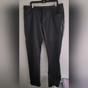 VUORI Pants Gray 5 Pocket Sz 38 Straight Casual Stretch